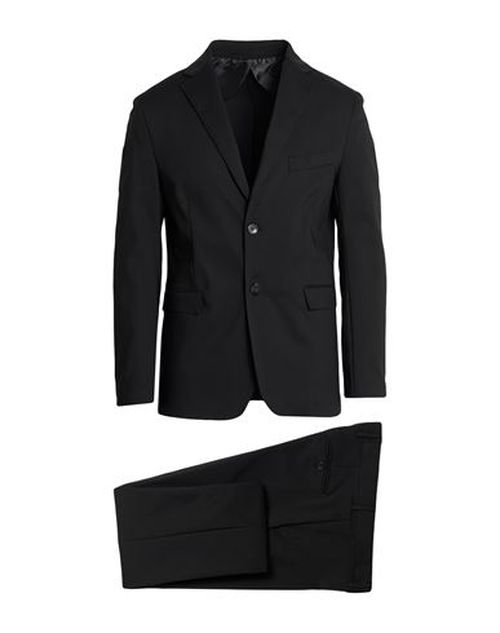Man Suit Black Size 46 Polyester, Viscose, Elastane