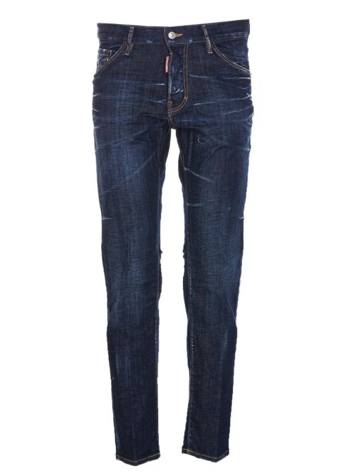 Dsquared2 Dark Clean Wash Cool Guy Navy Blue Jeans - Navy / W