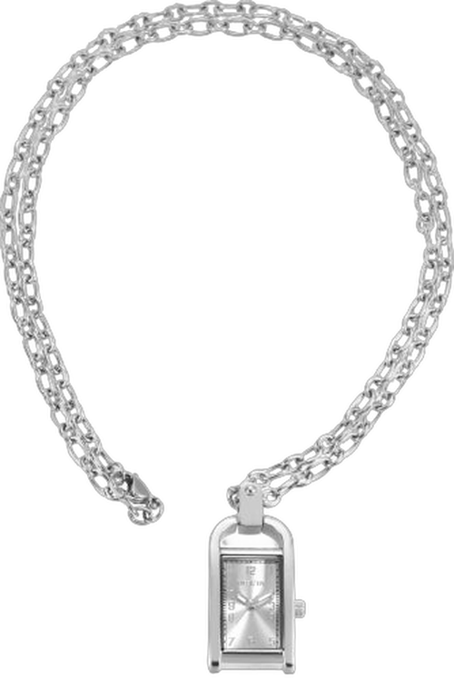 Pendant Chain Watch — Silver