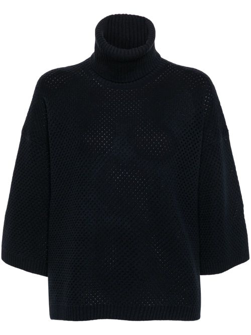 Open-knit sweater - Blue