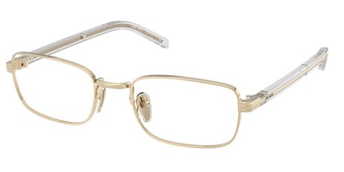 Prada PR B54V ZVN1O1 Women's Eyeglasses Gold Size 54 - Blue Light Block Available