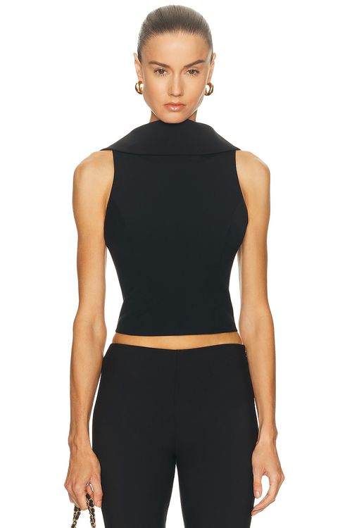 Cult Gaia Imania Top in Black - Black. 0 also , 4, 6