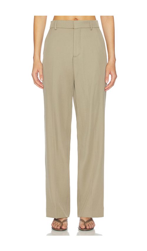 HOMMEgirls Straight Leg Pant in Tan. 36. Also