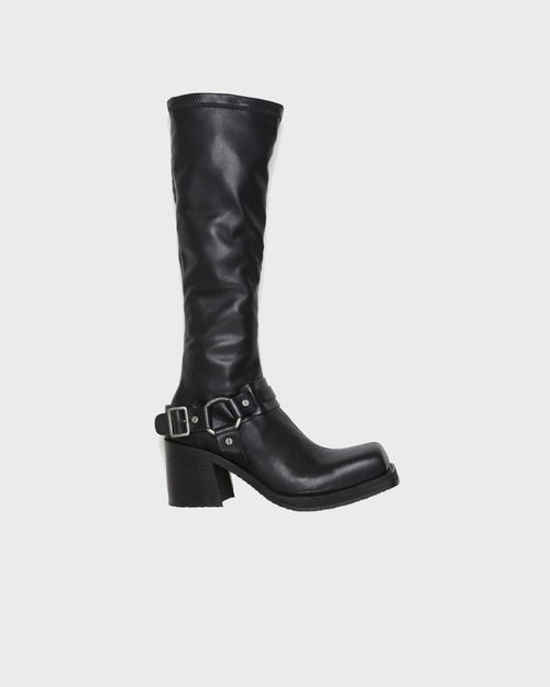 Acne Studios Boots Pull-On Buckle Black EUR