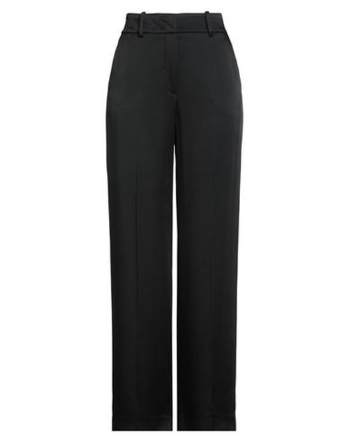 Easy Woman Pants Black Size 4 Acetate, Viscose