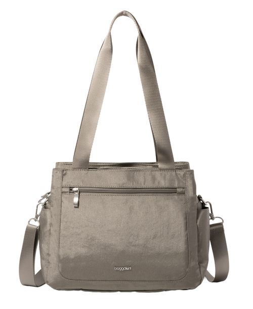 Modern All Time Small Satchel Handbag - Sterling Shimmer