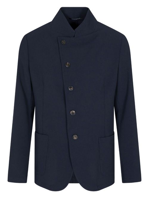 Single-breasted blazer - Blue