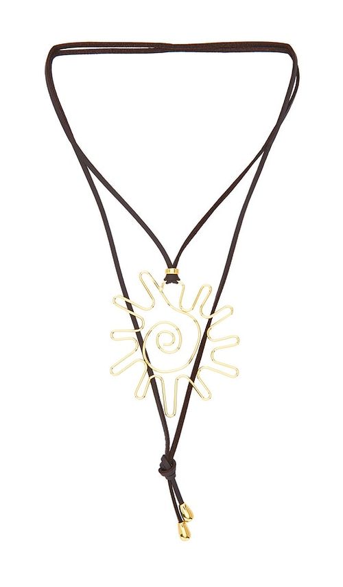 Eliou Sun Wrap Necklace in Brown