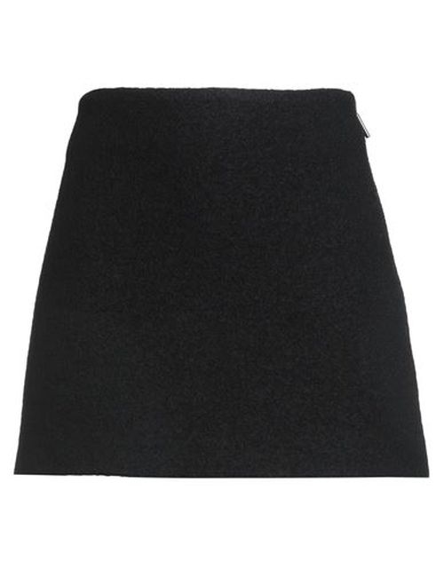 Woman Mini skirt Black Size 0 Virgin Wool