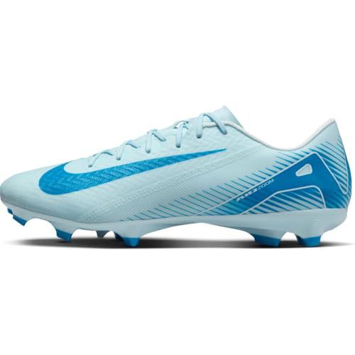 Nike Mercurial Vapor 16 Academy MG Low-Top Soccer Cleats (FQ8374-400, Glacier Blue/Blue Orbit)