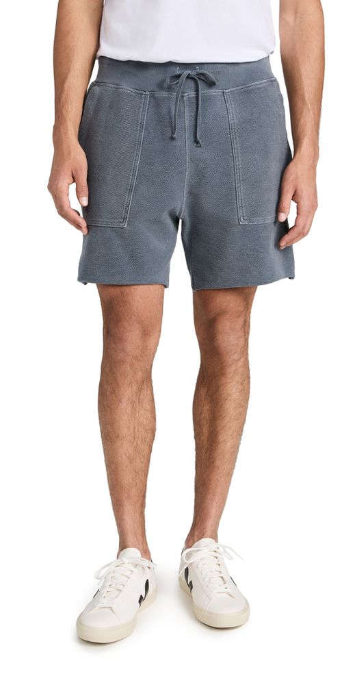 Twillback Terry Utility Sweat Shorts Navy