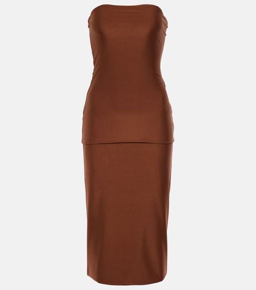 Bilma strapless jersey midi dress