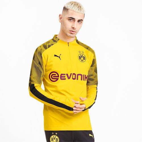 Men's Bvb 1/4 Zip Training Top With Evonik Logo Half Zip & Quarter Zip