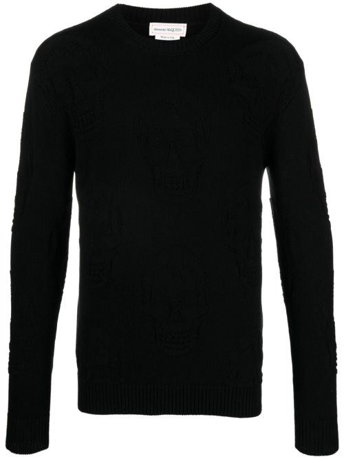 Sweater with jacquard effect