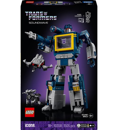 LEGO® Icons - Transformers: Soundwave 10358 - 1505 Parts - LEGO® - OneSize - Block