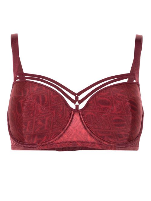 Seduction plunge bra - Red