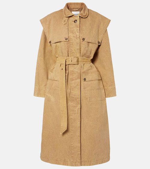 Michaela denim trench coat