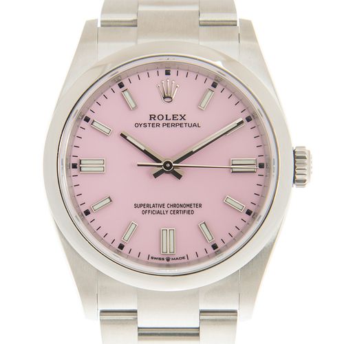 Oyster Perpetual 36 Automatic Chronometer Candy Pink Dial Watch 126000CDYPKSO