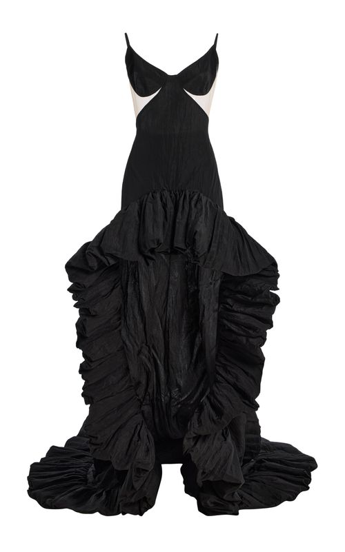 Ruffled Taffeta Gown - Moda Operandi
