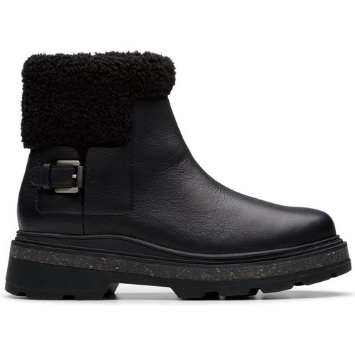 Hencroft Madi Waterproof Black Warmlined Leather Ankle Boots