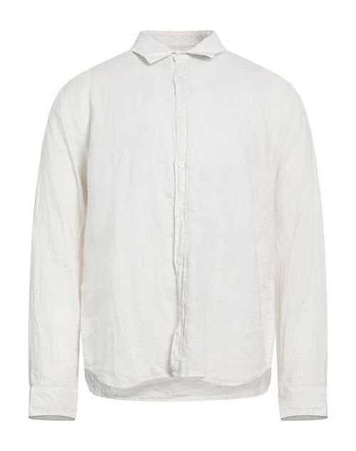 Man Shirt Light grey Size XL Linen