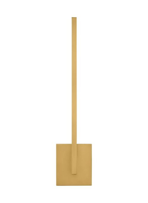 Natural Brass LED Wall Sconce from the Klee Collection