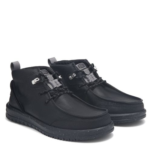 Men's Bradely Chukka Classic Casual Boots (Black/Grey)