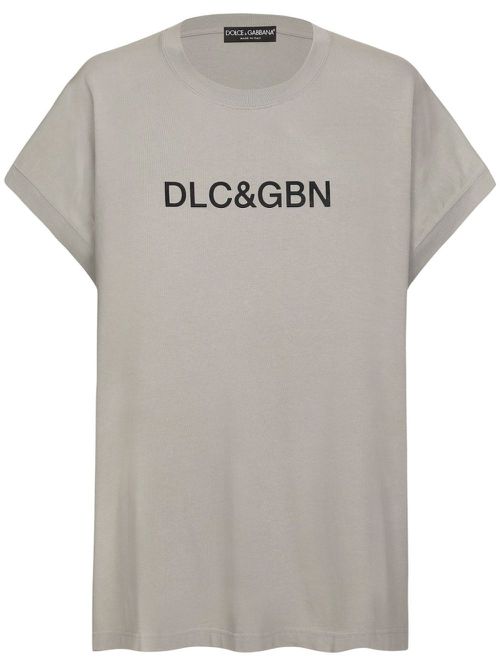 Logo-print cotton T-shirt - Grey