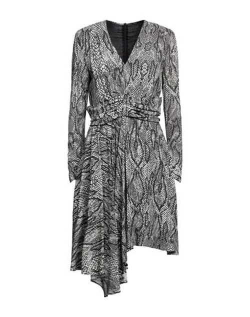 Seventy Venezia Sergio Tegon Woman Mini dress Charcoal Size 6 Viscose