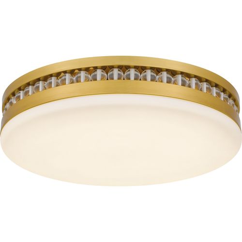 Brushed Gold LED Flush Mount from the Carey Collection