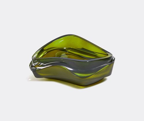 'plex' Vessel, Olive Green
