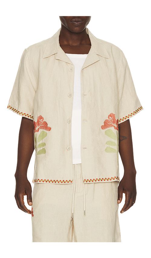Far afield camisa en color bronce L también en M, S, XL/1X