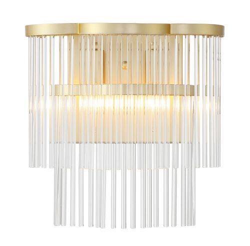 Heirloom Brass Two Light Wall Sconce from the Azura Collection
