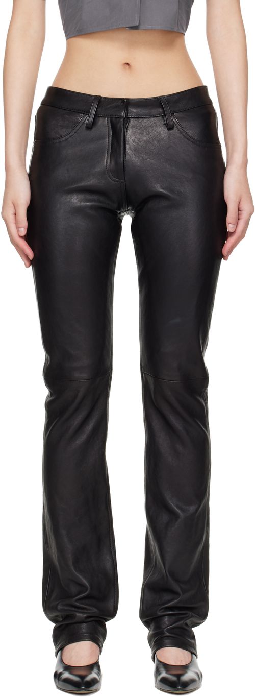 Black Leather Trousers