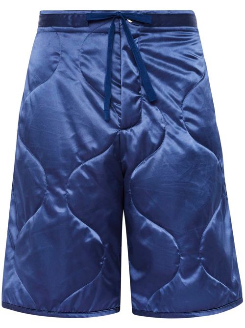 Quilted shorts - Blue