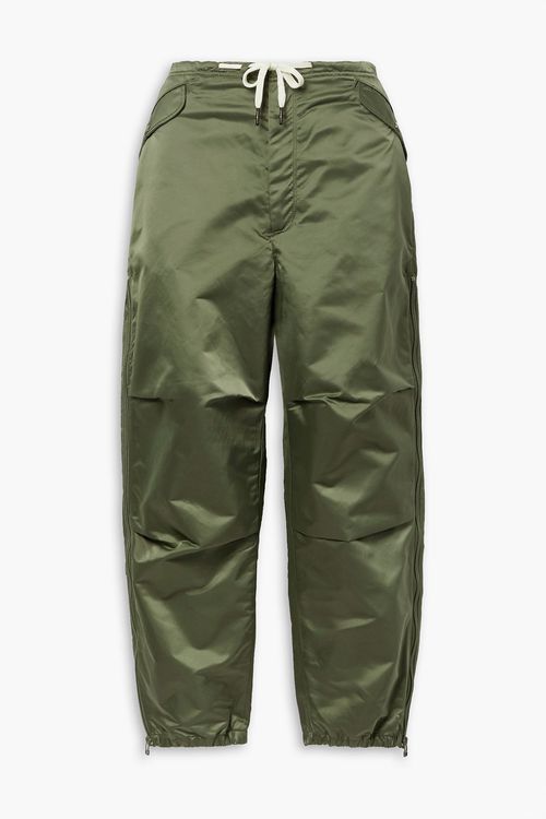 Tre By Natalie Ratabesi - The Giovanna cropped shell straight-leg pants - Green - XS