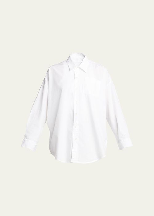 Drop Neck Oxford Shirt