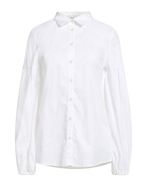 Woman Shirt White Size 0 Cotton, Elastane