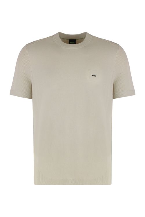 Short-Sleeved Knit T-Shirt for Men