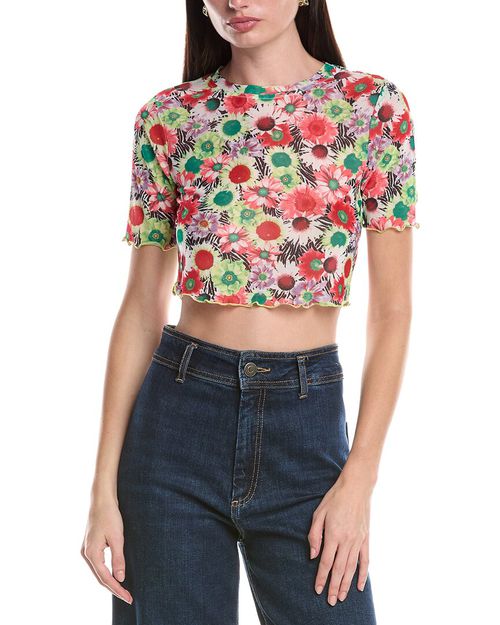 Isla Crop Mesh T-Shirt
