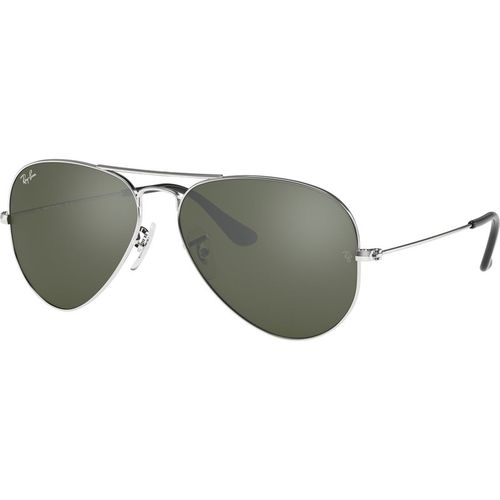 Ray - Ban Unisex Ray - Ban RB3025 AVIATOR 003/40 Sunglasses Metal Silver Grey Pilot Norma