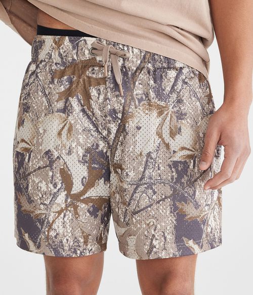Forest Camo Mesh Shorts 6"