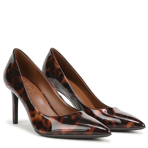 Women's Anna Pump Shoes (Tortoise Brown Faux Leather)