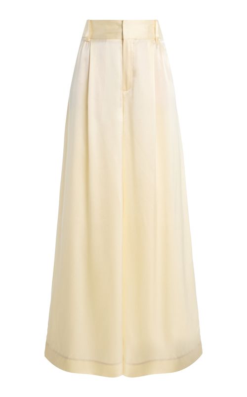 Liquid Silk Wide-Leg Pants - Moda Operandi