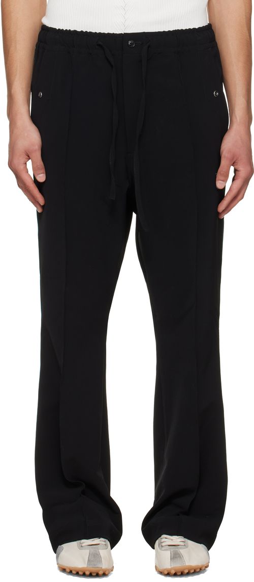 Black Piping Cowboy Lounge Pants