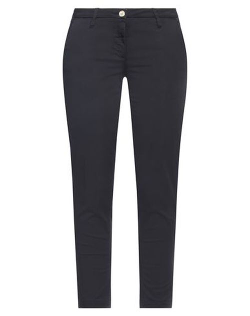 Woman Pants Midnight blue Size 24 Cotton