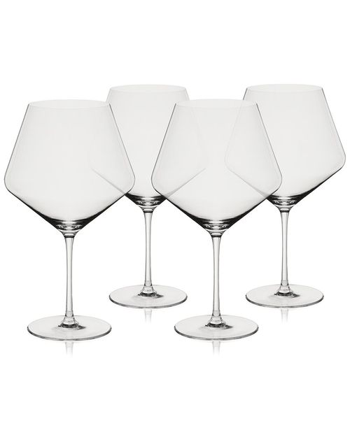 Set Of 4 Reserve Liminal Ultralight Burgundy Glasses
