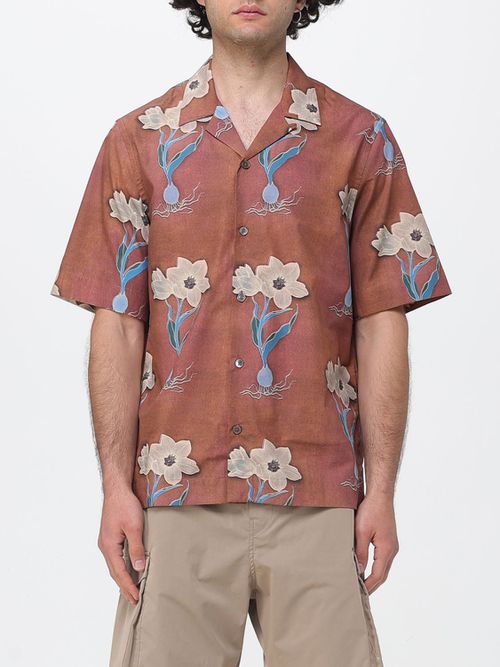 Shirt Men color Orange