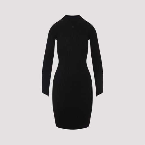 Circle Rib Mini Dress