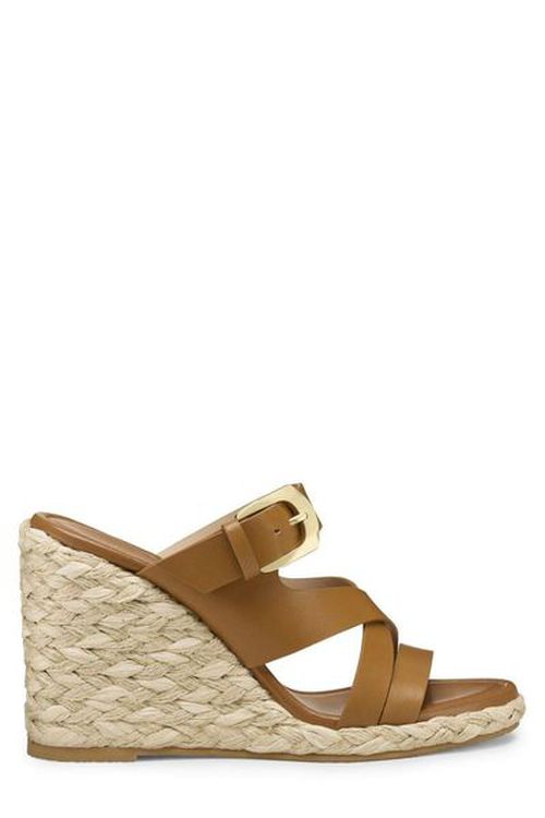 Stuart Weitzman Sai Espadrille Wedge Sandals